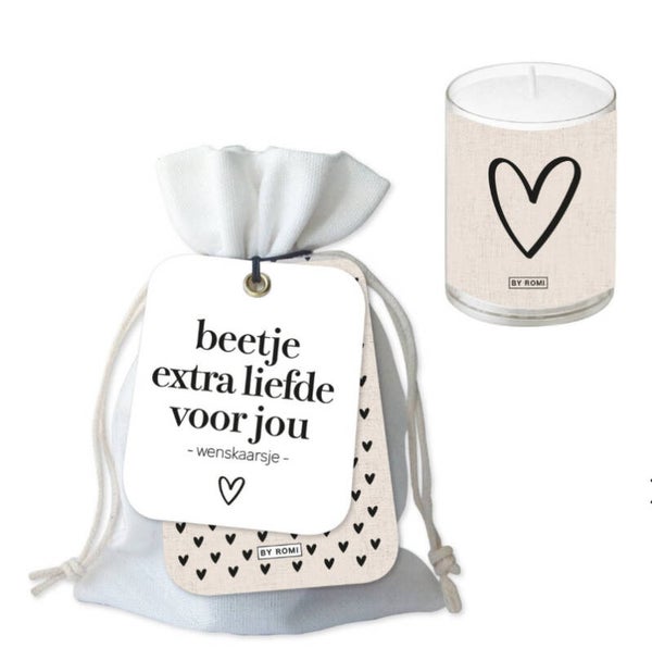 Wenskaarsje / Beetje extra liefde voor jou