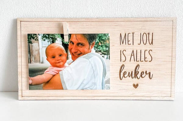Fotoplankje | Met jou is alles leuker