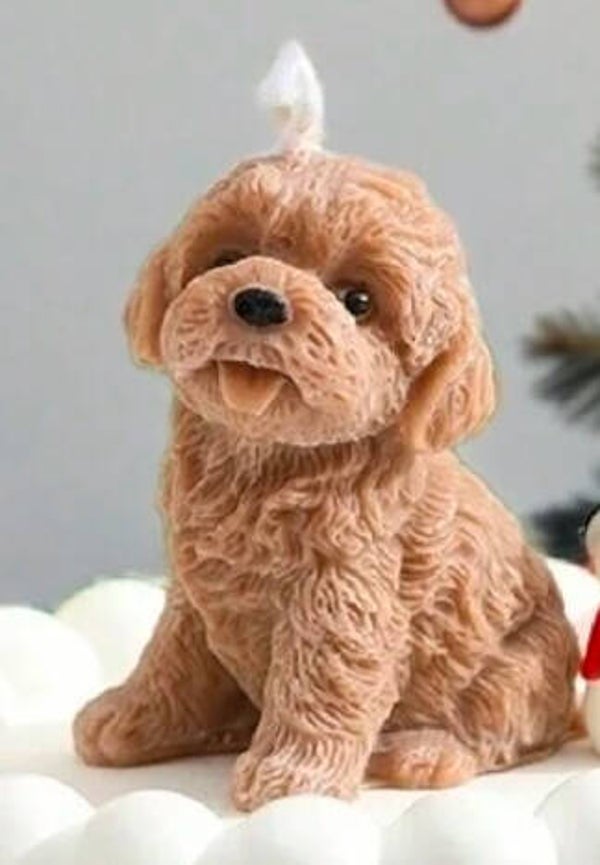 Geurkaars bruin hondje