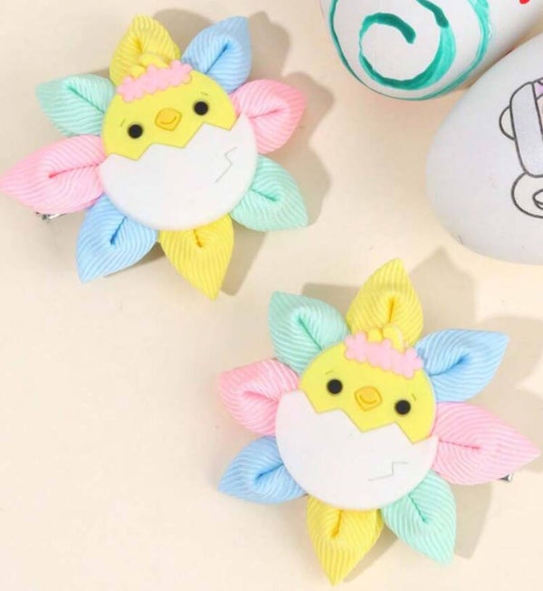 2 haarstrikjes Pasen