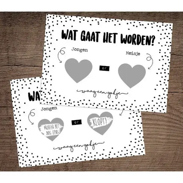 Kraskaarten 'Meisje'