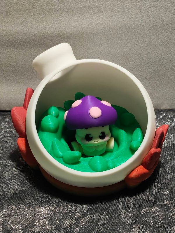 3D-Druck Bottle Terrarium-Puffypuff
