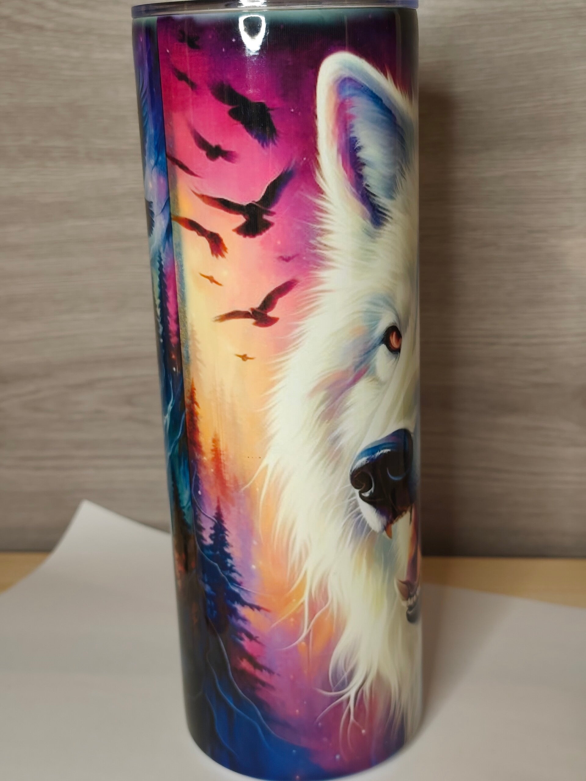 20oz Tumbler mit Sublimation Wolf