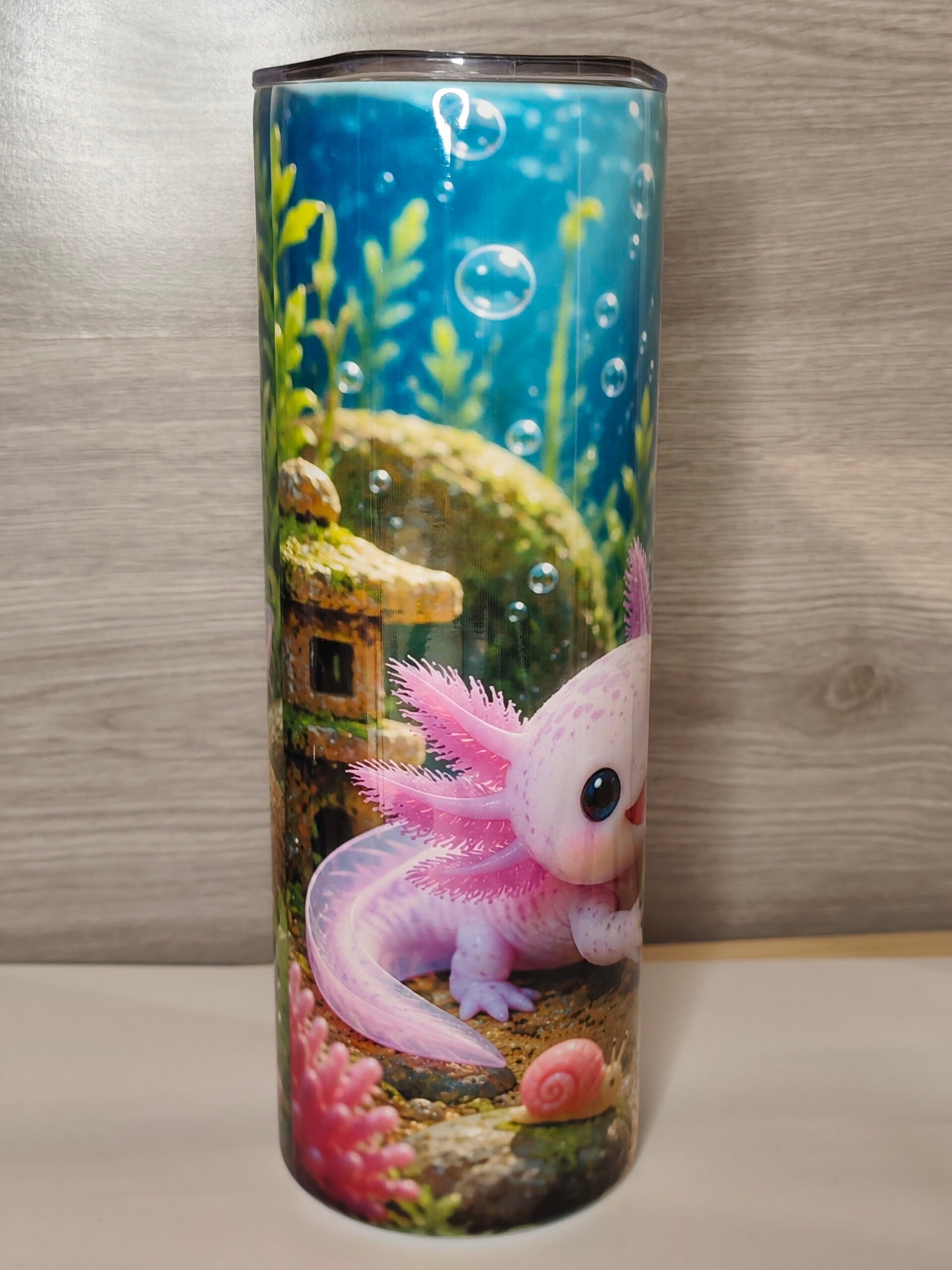 20oz Tumbler mit Sublimation Axolotl