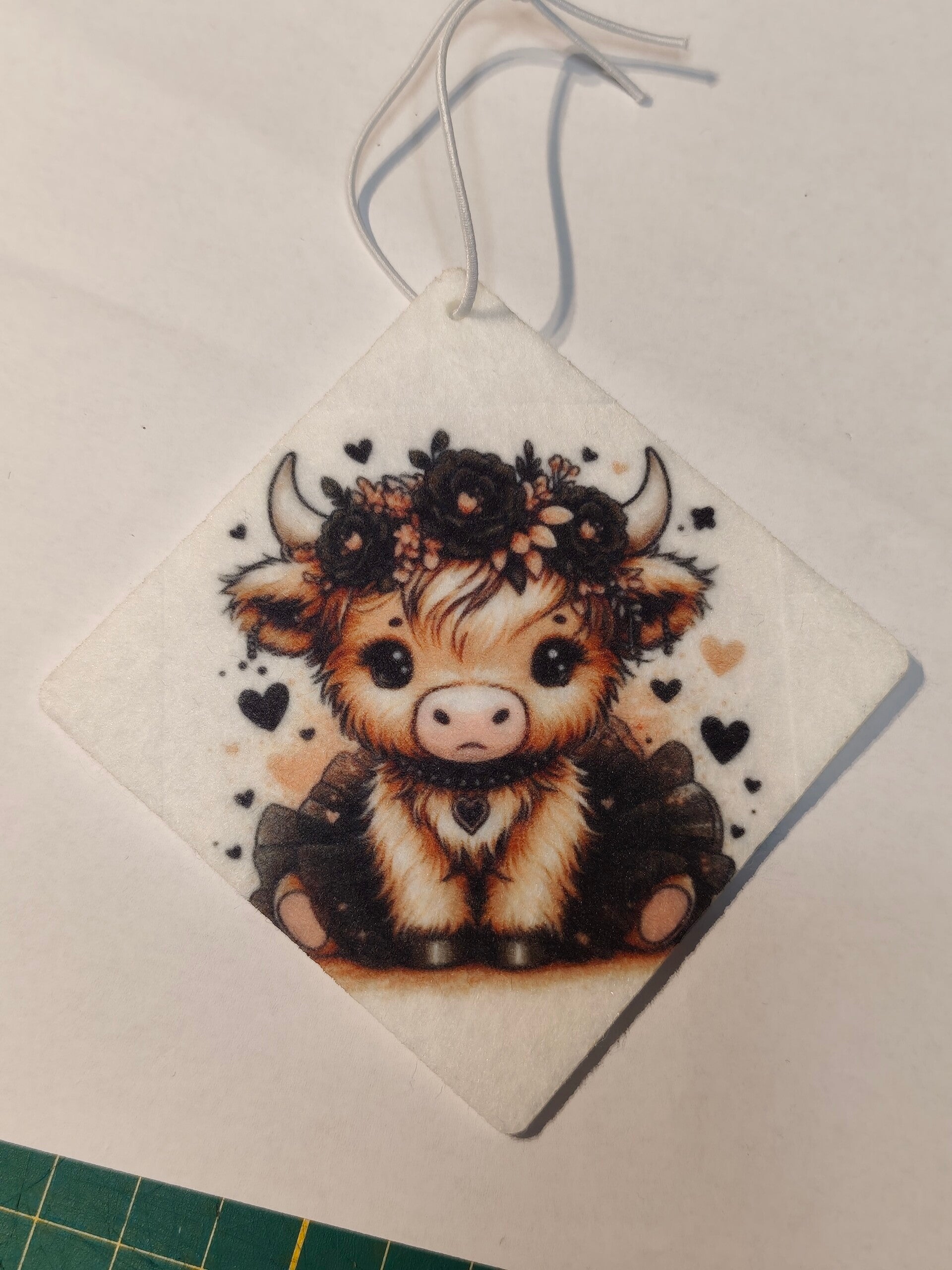 Sublimierter Duftbaum Highland-Cow