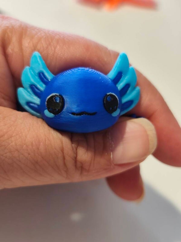 3D-Druck Anhänger Axolot