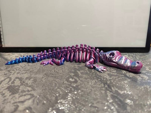 3D-Druck Skeleton Krokodil