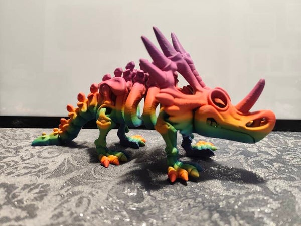 3D-Druck Skeleton Styracosaurus