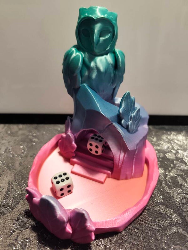 3D-Druck Würfelturm Eule