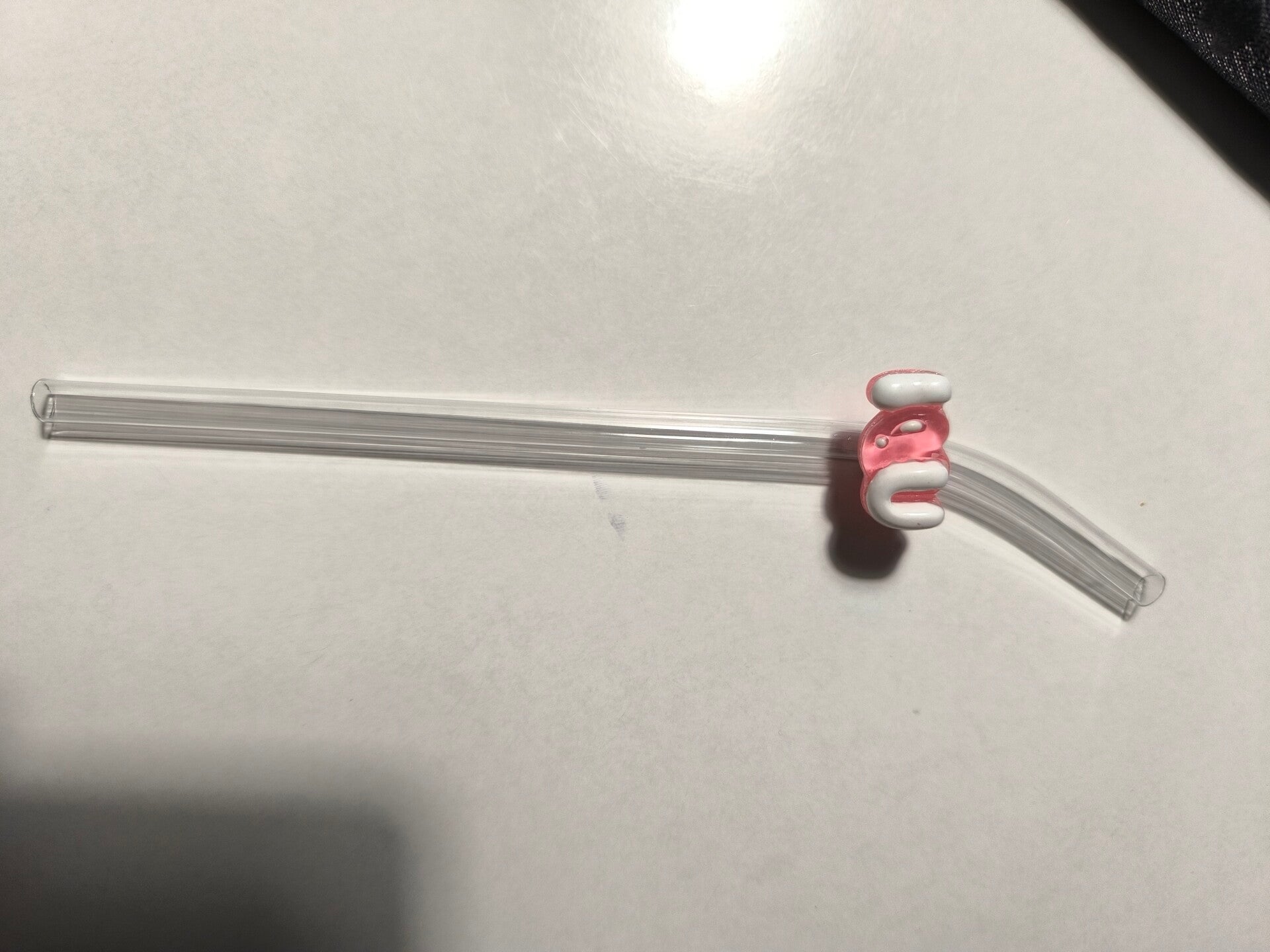 Strohhalm Gebogen mit I Love U