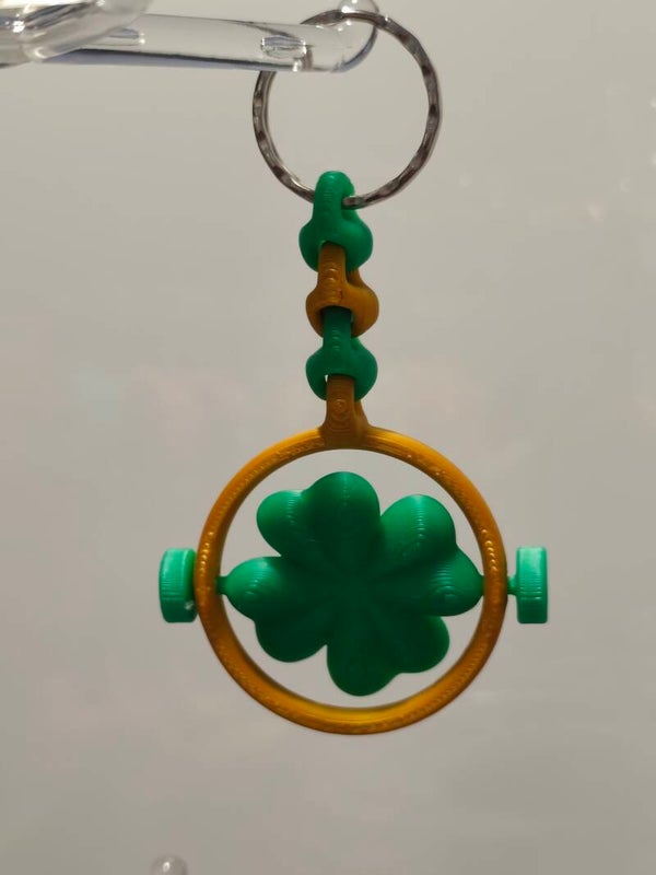 3D-Druck Anhänger Kleeblatt