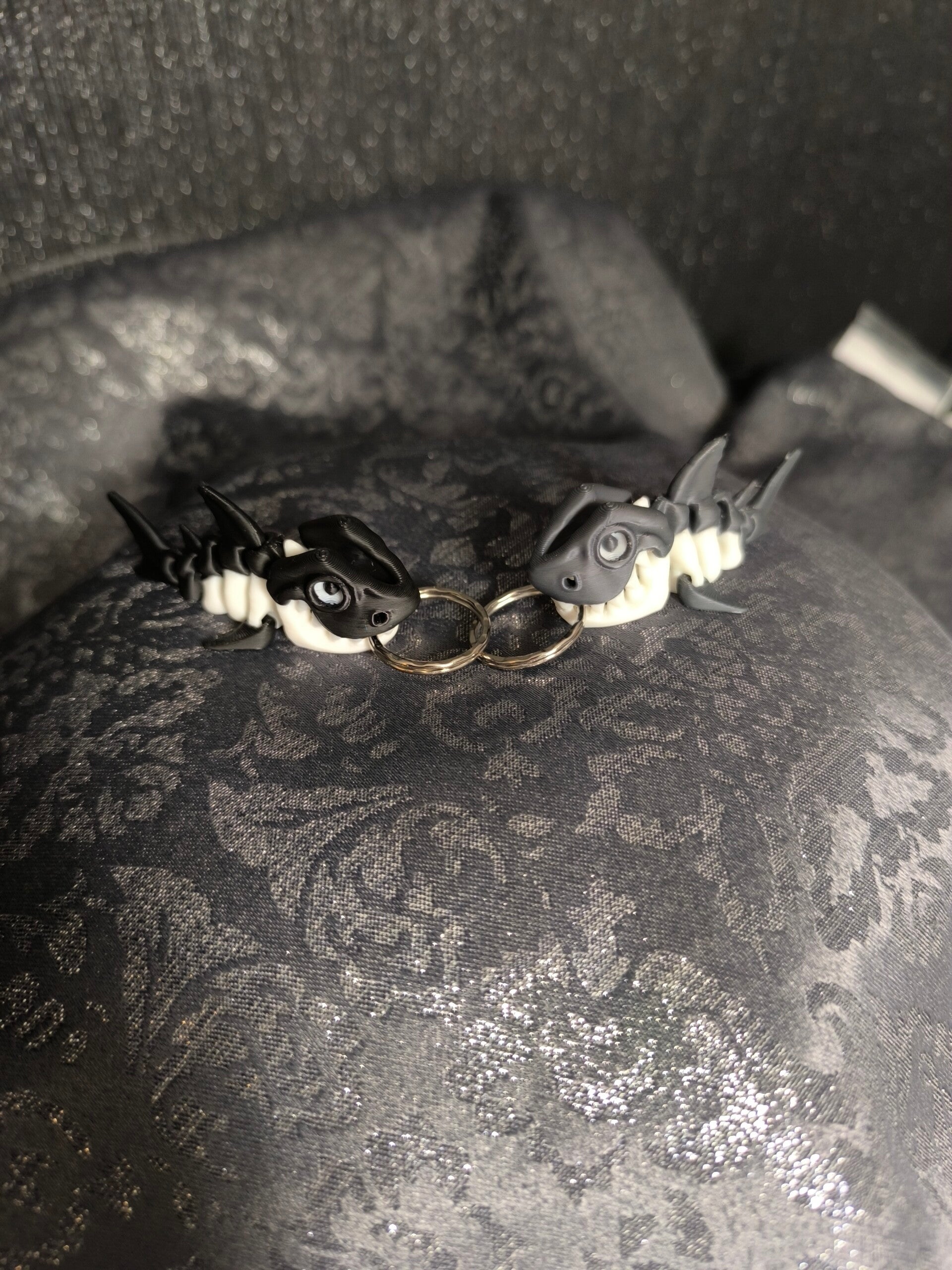 Schlüsselanhänger Skeleton Shark 3D Druck