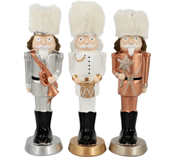 Deco Set van 3 Notenkrakers