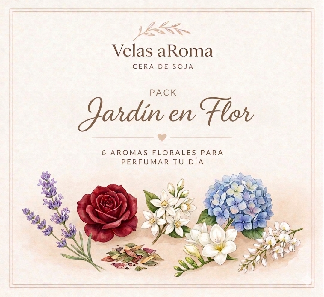 Pack Wax Melts Jardín en Flor 60gr