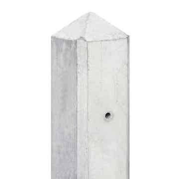 Beton paal witgrijs 280 x 10x10 hoekpaal
