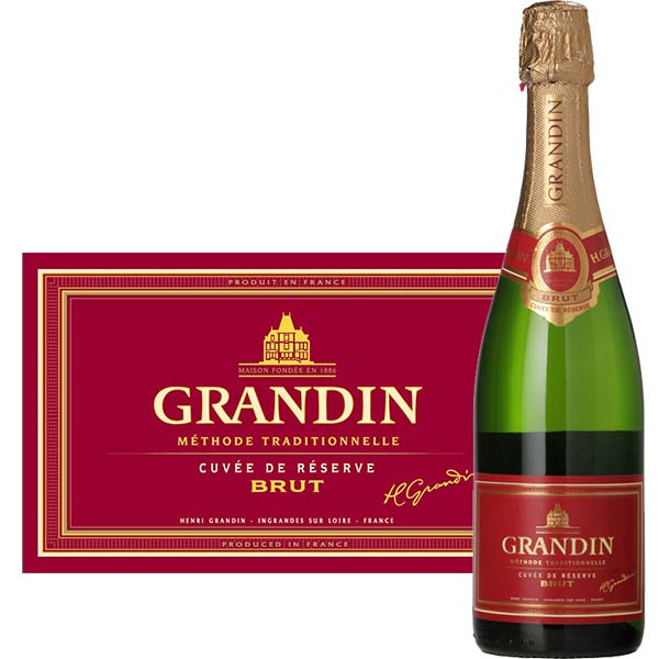 Grandin Brut, Cuvée de Réserve, Méthode Traditionnelle