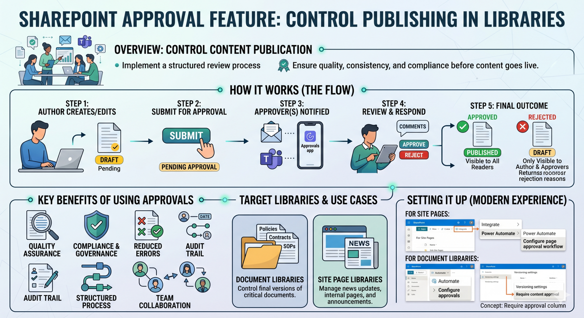 THE SHAREPOINT APPROVAL FEATURE / MAIN BLOG | SharePoint Mentor