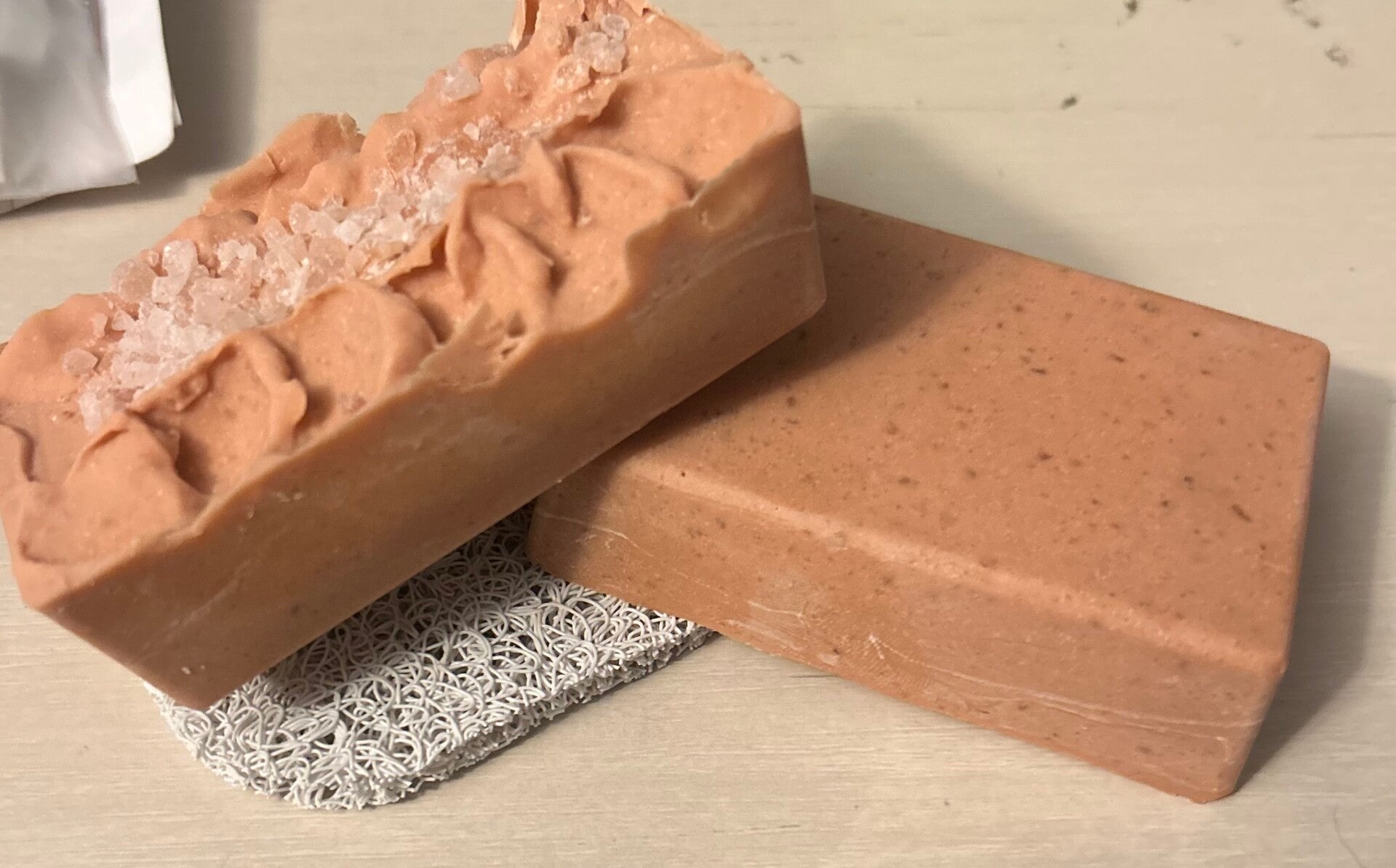 Exfoliating Pink Himalayan Sea Salt Soap