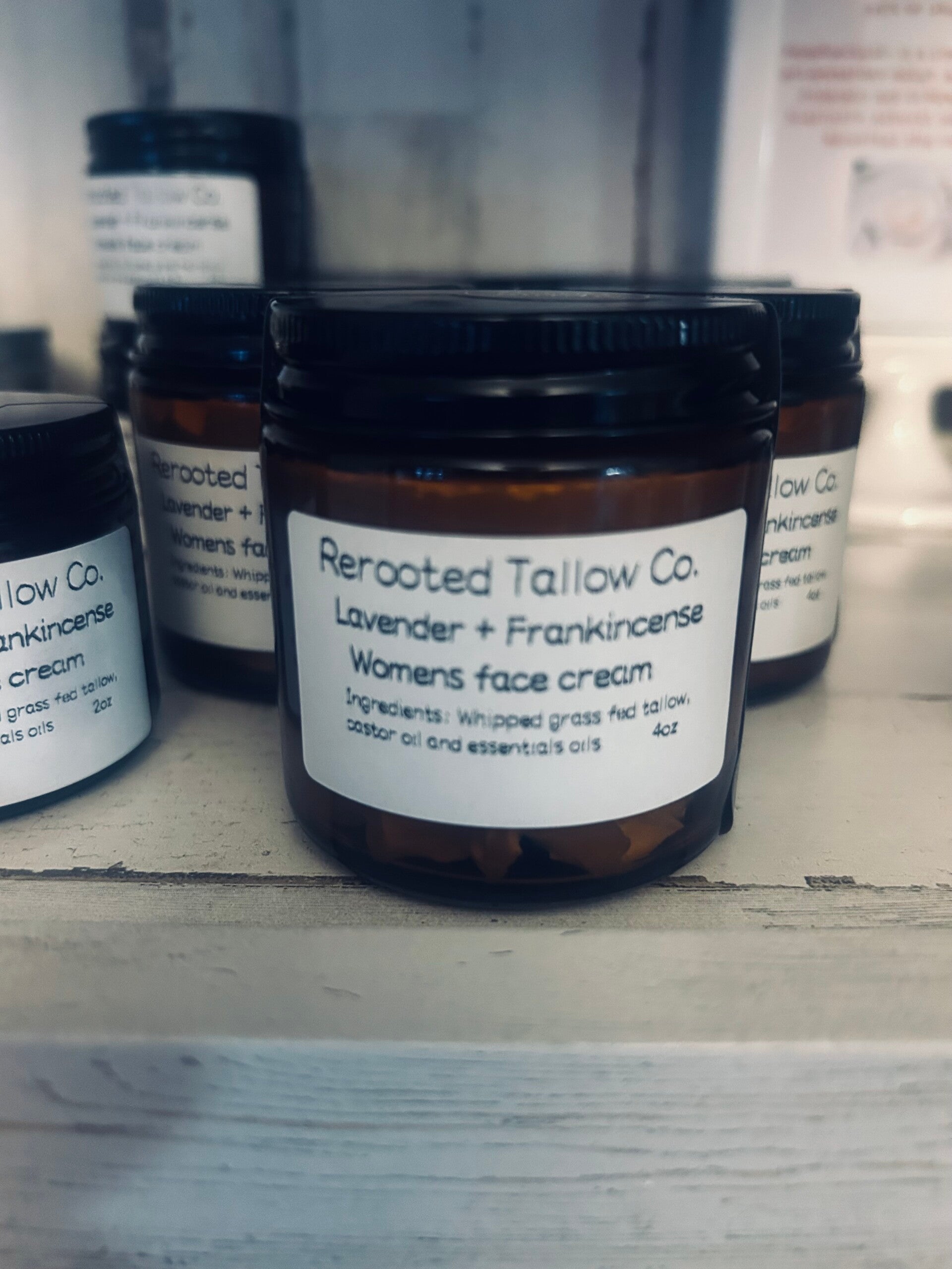 Lavender and frankincense women’s face moisturizing Tallow