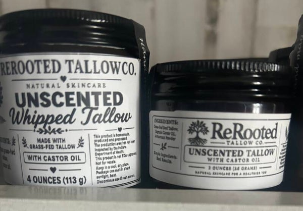 Unscented whipped tallow