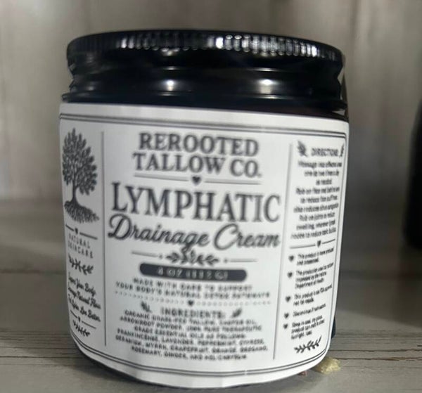 Lymphatic drainage cream
