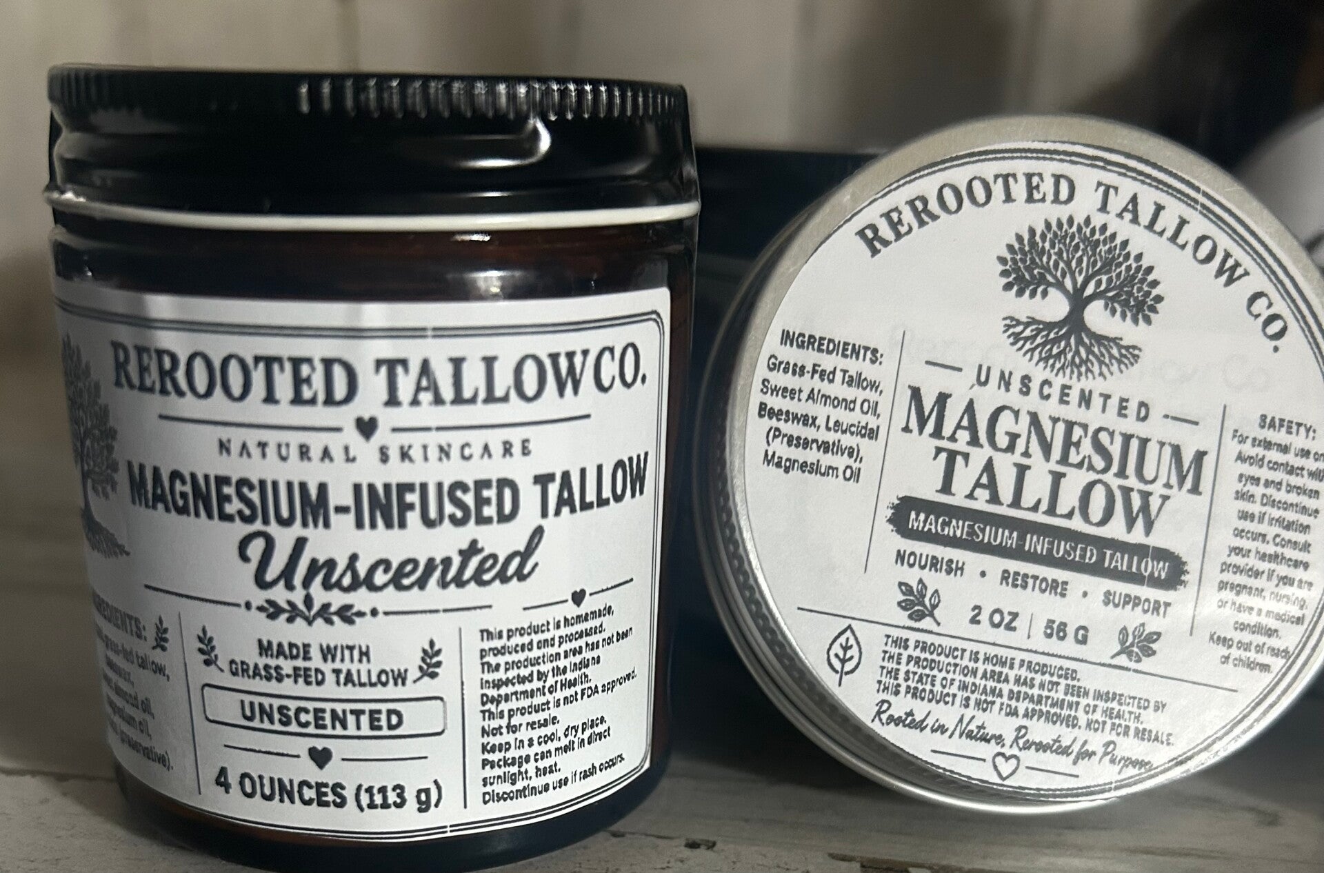 Magnesium infused whipped tallow