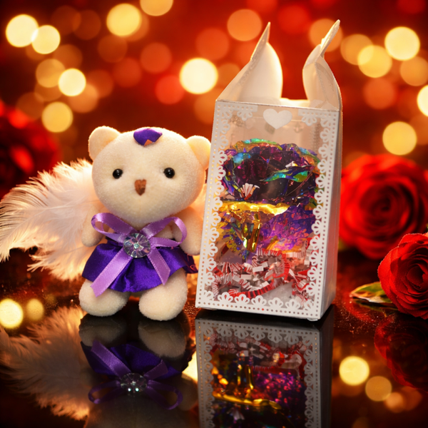 Eternal rose bear
