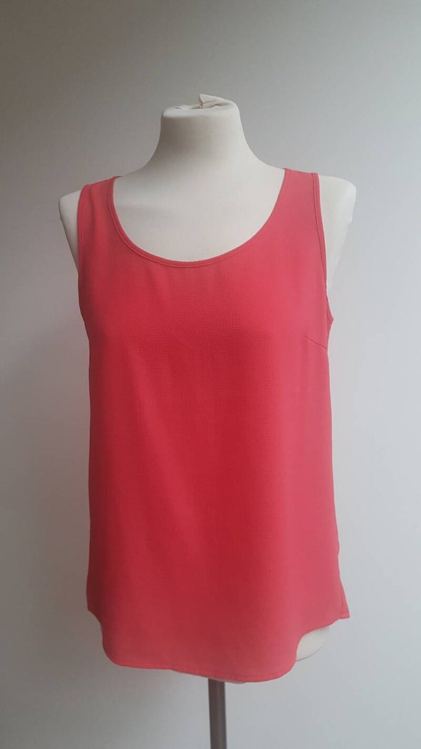 Abrikooskleurige top maat 36 10176