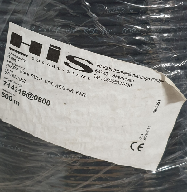 HIS Solar kabel 4mm2  10171