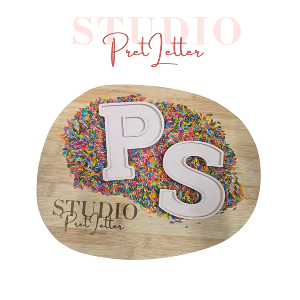 Vulvorm PLA Sinterklaas nieuw Letter P & S