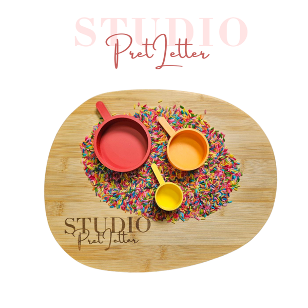 Schepjes set PLA Kleur Rood-Oranje-Geel