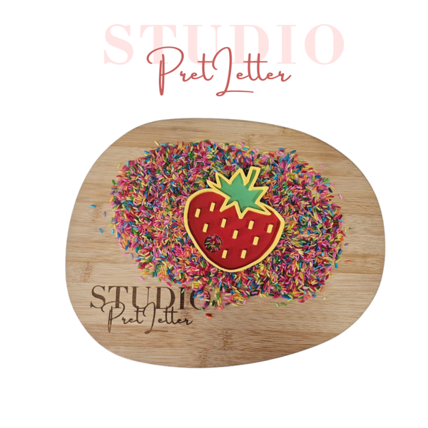 Vulvorm PLA KLEUR aardbei hongerige rups