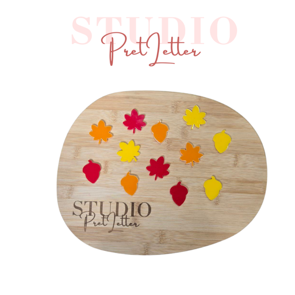 Loose part, Kleurrijke bladeren & eikels