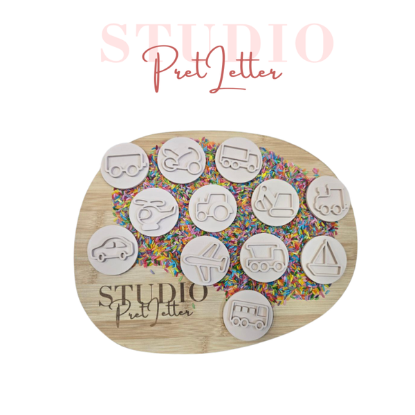 PLA Stempels Voertuigen nieuw thema los