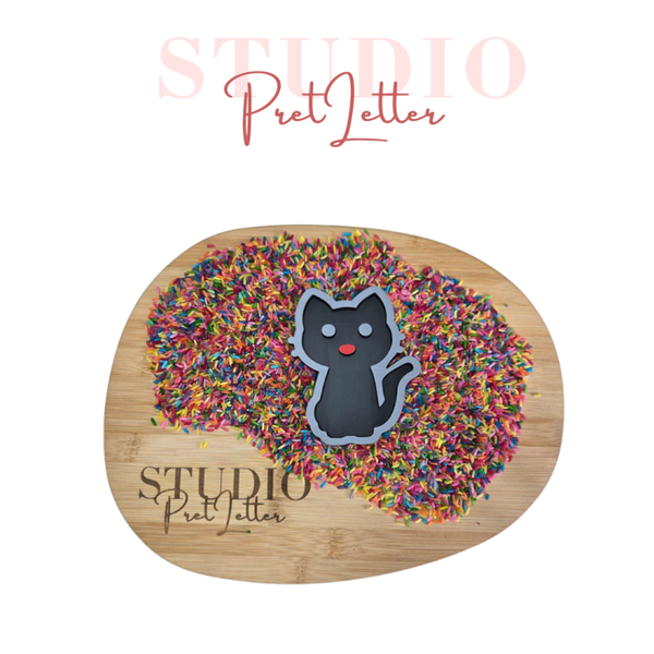 Vulvorm PLA Kleur Helloween Zwarte kat