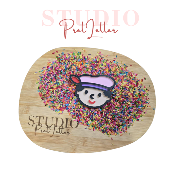 Vulvorm PLA kleur Sinterklaas Piet meisje