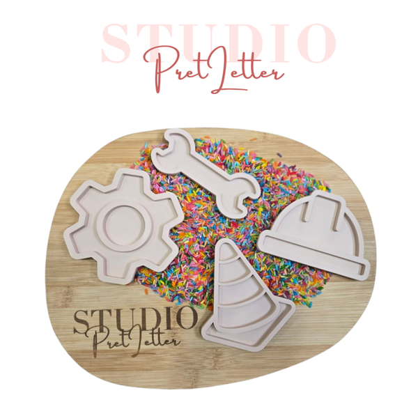 Vulvorm PLA Voordeelset Bouwvakker