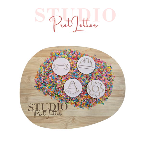 PLA Stempels Bouwvakker thema set