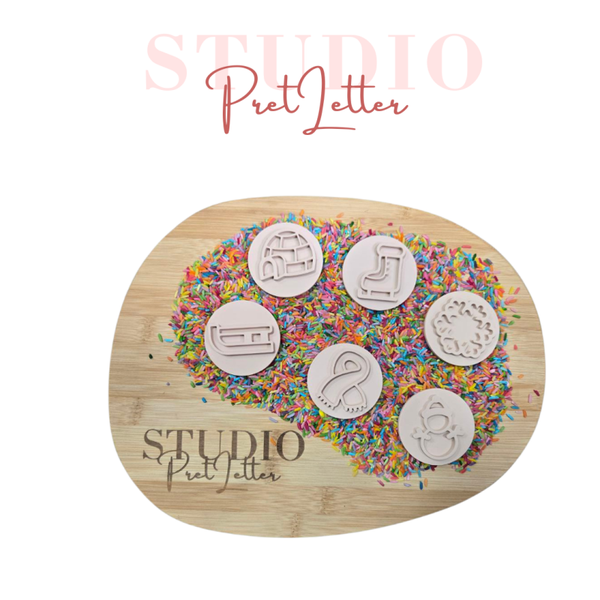 PLA Stempels Winter Wonderland thema set