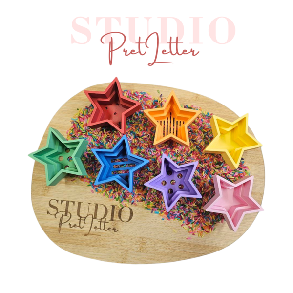 Regenboog PLA Ster Mega Speeltoren