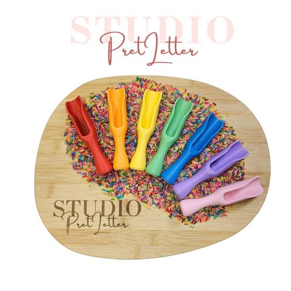 PLA Regenboog schepje