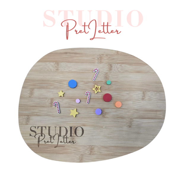 Loose parts, PLA accessoires kerstboom versieren