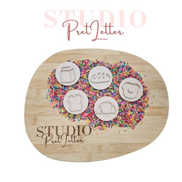 PLA Stempels Ontbijt thema set