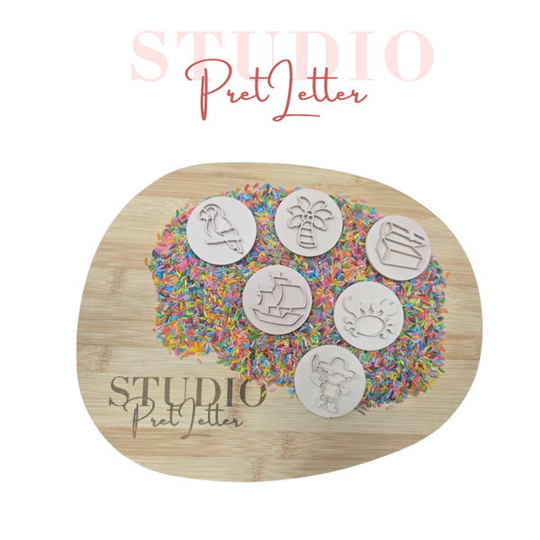 PLA Stempels Piraat thema set