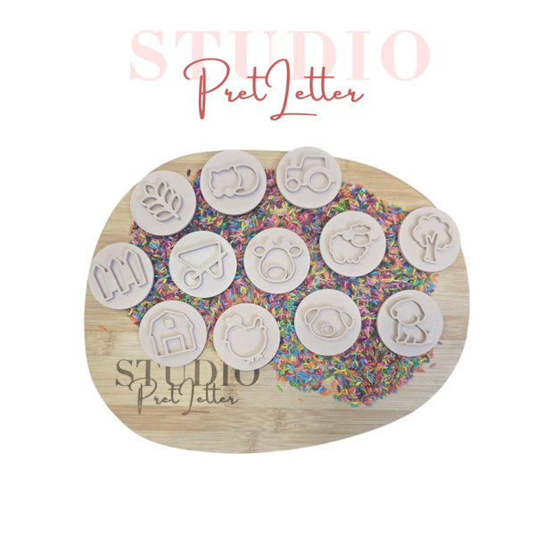 PLA Stempels Boerderij thema los