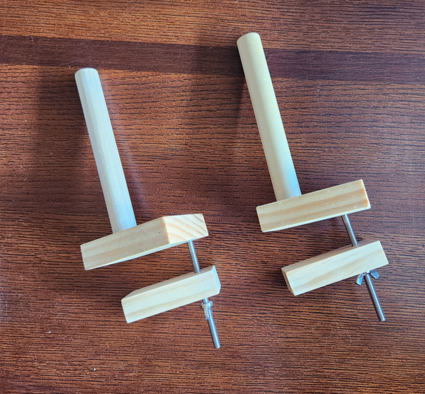 Warp Clamps - For setting up band loom warp