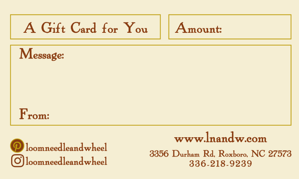 E-Gift Card