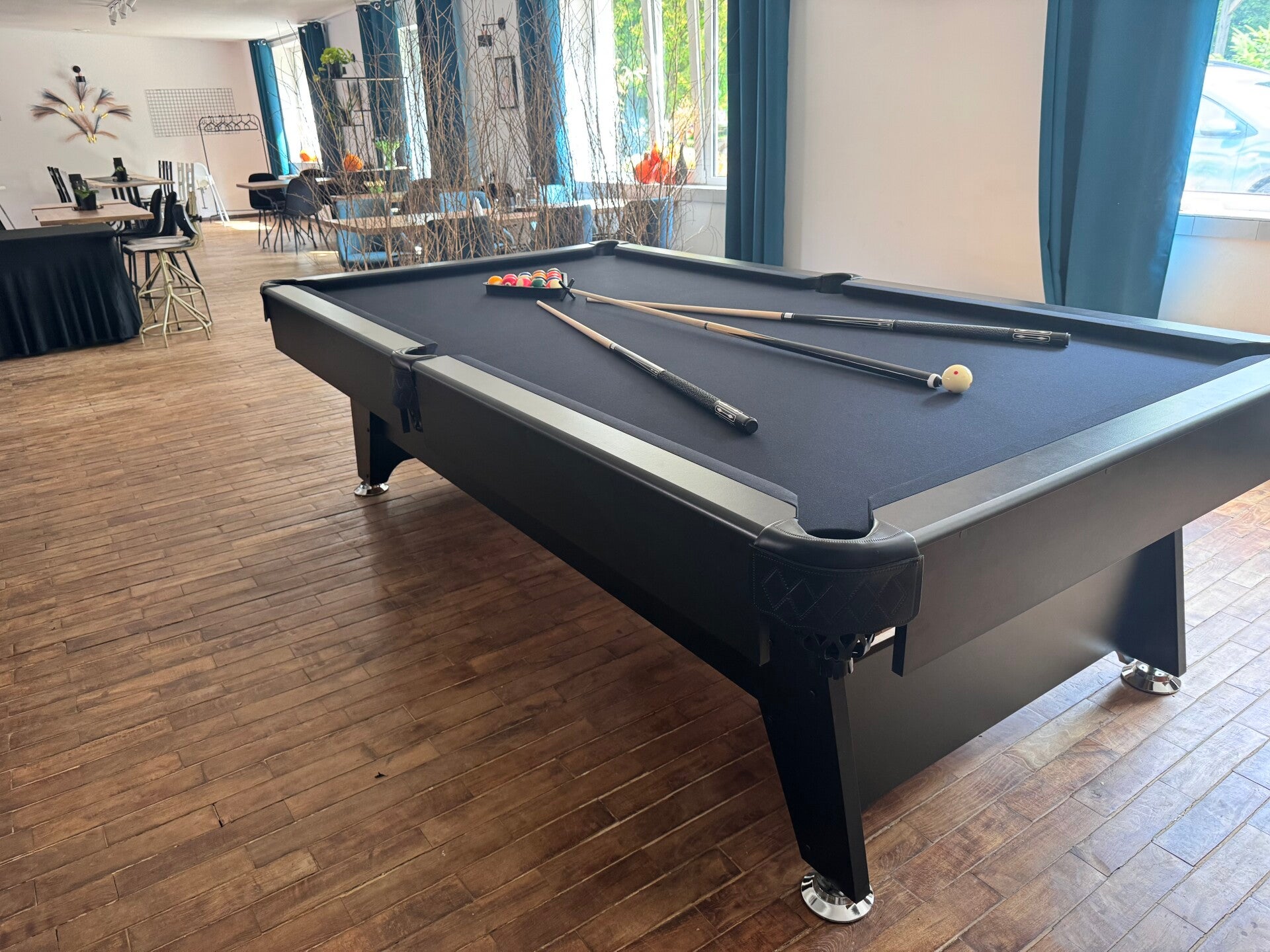 Billardtisch mit Auslauf, oder Auffangtaschen 7 FT, Preise inklusive Zubehör, Lieferung und Montage (Diese Bedingungen gelten ausschließlich für Österreich)