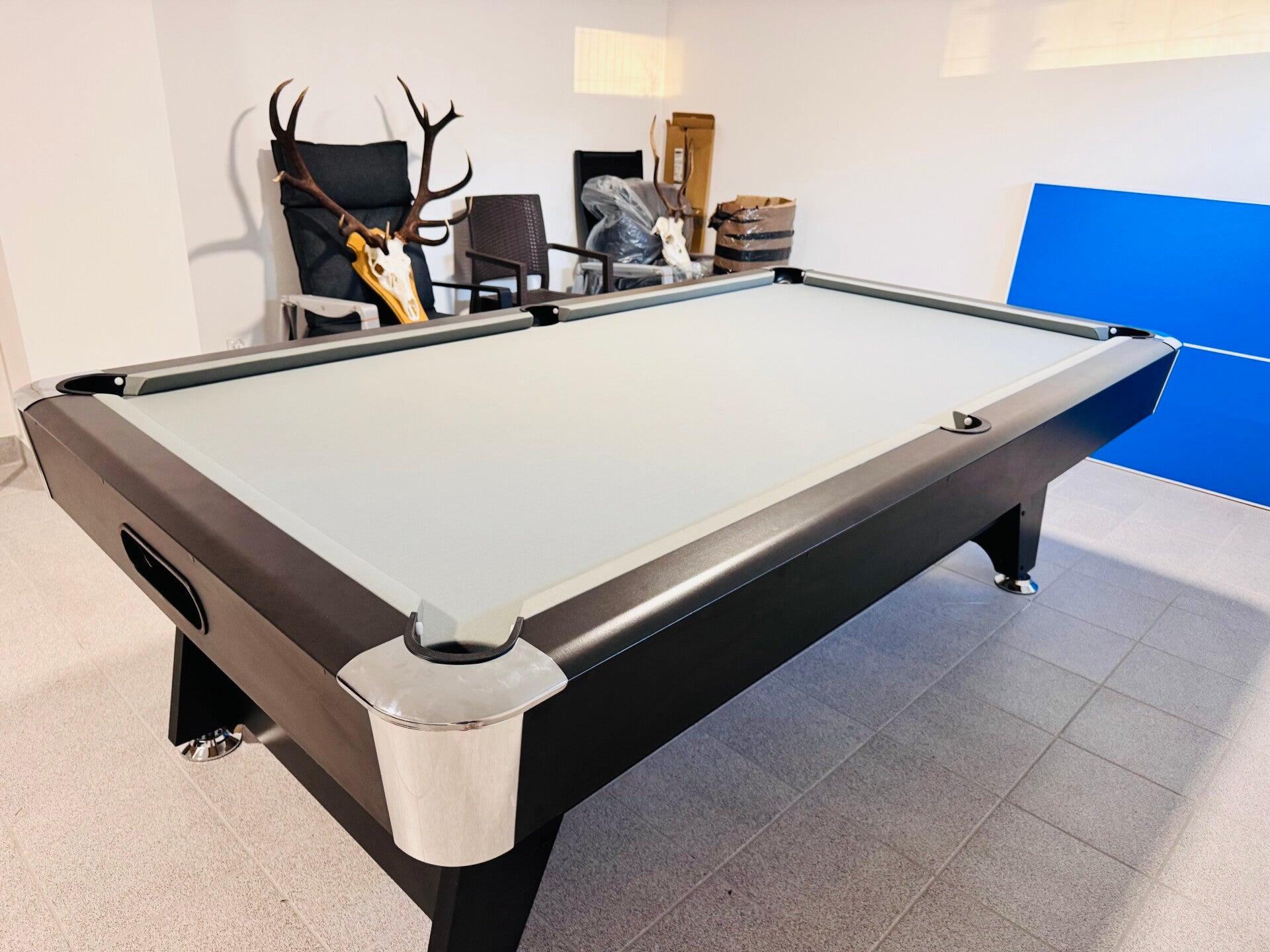 Billardtisch mit Auslauf, oder Auffangtaschen 8 FT, Preise inklusive Zubehör, Lieferung und Montage (Diese Bedingungen gelten ausschließlich für Österreich)