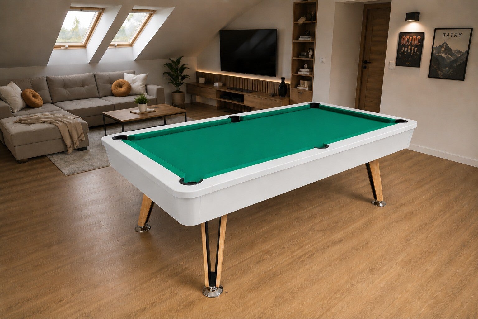 ELAMO – Design und Billard in perfekter Verbindung. Preise inklusive Zubehör, Lieferung und Montage (Diese Bedingungen gelten ausschließlich für Österreich, PL, CZ, SK)